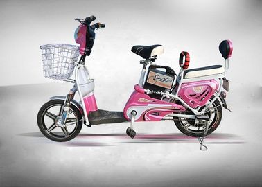 Porcellana La bici elettrica del modello di moda rosa di colore ha stato abbattuto il motorino, motorino elettrico del ciclomotore per gli adulti fornitore