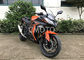 Silenziatore nero arancio dell'acciaio inossidabile di Mufler dei motocicli di sport della via di Digital Speedmeter fornitore